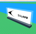 VIP Island Sign (early 2009)