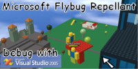 One of the submissions for the 2007 Billboard Contest shows the fly bug being used in ROBLOX HQ.[7]